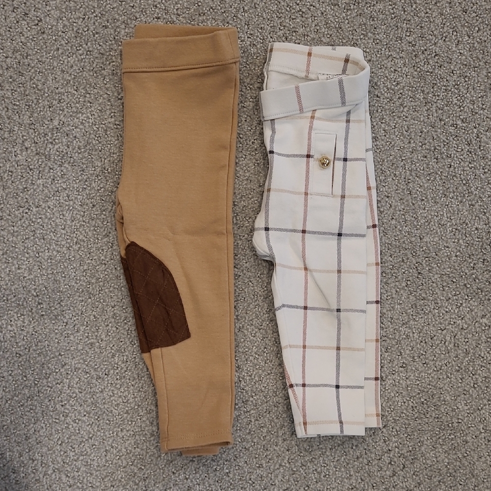 Janie & Jack Bundle of 2 leggings